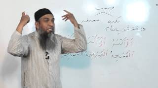 Learn Arabic Lecture 10 2014 FULL HD Arabic Grammar for Understanding the Quran [upl. by Llennhoj]