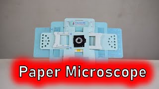 Foldscope  paper microscope  Microscope  Science kit  Biggan box  Science project  Biology [upl. by Ardnuahsal]