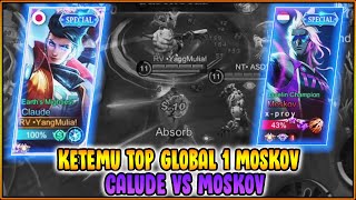 TOP GLOBAL 1 MOSKOV VS CLAUDE  MOSKOV SMPAI JADI BEBAN [upl. by Ninnahc582]