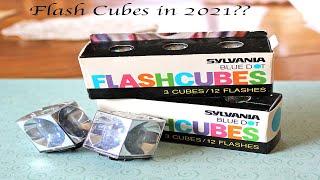 Flashcubes in 2021 How to use flashcubes on film camera hotcold shoes with Afgalux Ci adapter [upl. by Moshell]