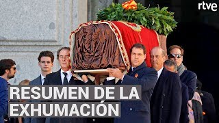 RESUMEN DE LA EXHUMACIÓN DE FRANCO [upl. by Sy]