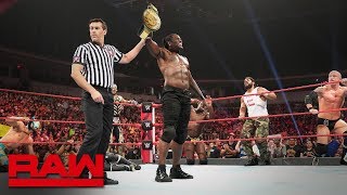 247 Championship Mosh Pit Mixed Tag Team Match Raw July 29 2019 [upl. by Hesler585]