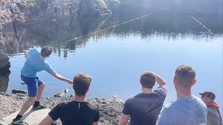 2024 Three Stone TossOff and sudden death deathtoss World Stone Skimming Championships Easdale [upl. by Gerg]