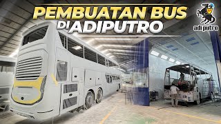 Begini Proses Pembuatan JETBUS 5 Di Karoseri ADIPUTRO [upl. by Gala]