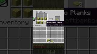 How to Craft a Bamboo Trapdoor in Minecraft 120 [upl. by Ahsaeyt]