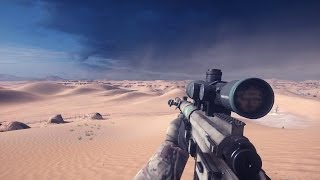 BF4 Silk Road Long Range Sniping Montage 500m SRR61 [upl. by Anelak]