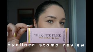 Quick Flick Eyeliner Stamp Review [upl. by Naarah]