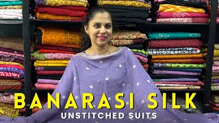 Banarasi Silk Unstitched suits [upl. by Brathwaite]