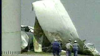 Wind Turbine Collapses Near Weatherford OK [upl. by Marjy]