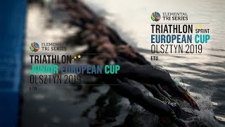 Olsztyn ETU Sprint Triathlon European Cup 2019 [upl. by Kcirednek570]