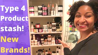 fully black owned product collection  Natural hair stash 2020 [upl. by Anerul]