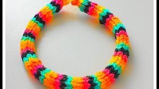 Tutoriel  Comment réaliser un bracelet élastique HEXAFISH RAINBOW LOOM en français [upl. by Bal201]