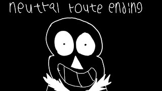 neutral route leaderless ending animatic audio by bonesm [upl. by Senskell562]