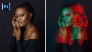 Effortless Duo Tone Double Exposure in 1 Minute  Photoshop Tutorial [upl. by Heidi]