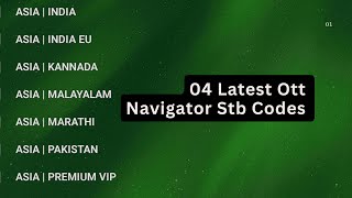 04 Latest Ott Navigator Stb Codes  STBEMU CODES [upl. by Liscomb]