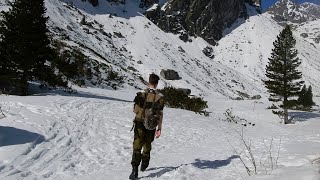 Hiking In Gorka 3K Mountain Suit  Костюм Горка  Hiking In Mountains Avalanche Area Deep Snow [upl. by Whang]