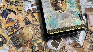 Steampunk lapbook journal Dark Days tattytreasure [upl. by Yelena]