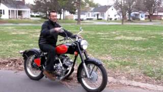 Enfield Bullet based 700 cc V twin start and ride off [upl. by Oicafinob533]