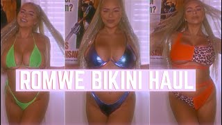 ROMWE BIKINI HAUL 2020 [upl. by Lawson]