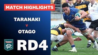 RD 4 HIGHLIGHTS Taranaki v Otago Bunnings NPC 2024 [upl. by Espy]