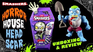 Zuru ® Smashers  Horror House  Blauer Zombie Head Scar  Unboxing amp Review  WOW [upl. by Dnamra888]