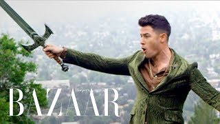 The Jonas Brothers Really Really Miss Game of Thrones  Harpers BAZAAR [upl. by Ym368]