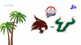 College Football 25 TEXAS STATE vs USF Frisco Bowl 2024 Dynasty [upl. by Ardelis]