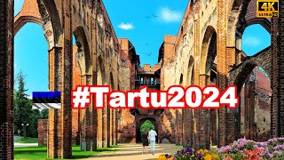 Tartu – the cultural heart of Estoniaa walking tour for tourists  what to do in tartu old town 4K [upl. by Nightingale912]