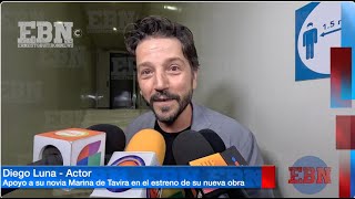 ❤️ DIEGO LUNA APOYA INCONDICIONALMENTE A SU NOVIA MARINA DE TAVIRA ❤️ la acompaño en su estreno 🎭 [upl. by Gerard]