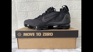 Triple Black Nike Air VaporMax Flyknit 2021 DH4084001 [upl. by Yrahk586]