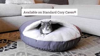 Introducing the New HEATHER GRAY Fabric for Snoozers Cozy Cave® Dog Bed [upl. by Paresh193]