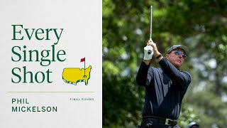 Phil Mickelsons Final Round  Every Single Shot  The Masters [upl. by Urbanna]