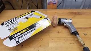 Harbor Freight 3quot Pneumatic Polisher Review [upl. by Gibe]