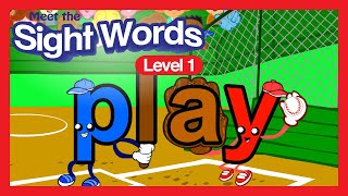 Meet the Sight Words  Level 1 FREE  Preschool Prep Company [upl. by Kramnhoj]