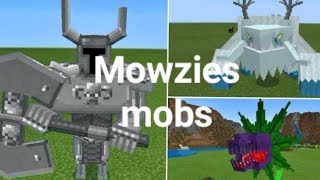 mowzies mobs addon showcase in minecraft [upl. by Eaj514]