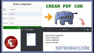 ▶ Crea archivos PDF 🧾 en tu sitio WEB con FPDF library INTRODUCCIÓN 😉 [upl. by Notgnimer351]