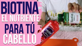 Biotina Para Detener La Alopecia Y Recuperar Pelo [upl. by Eekram]