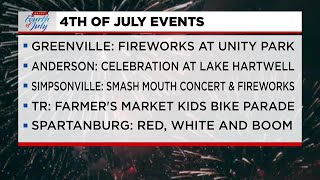 Upcoming Fourth of July events in the Upstate and Western NC [upl. by Rosabel117]