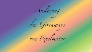 Auslosung Giveaway Pixelmator [upl. by Tabina]