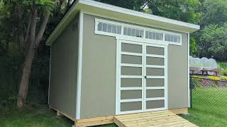 Costco Yardline Montague 12 x 8 Wood Storage Shed Consumer Review [upl. by Kaja]