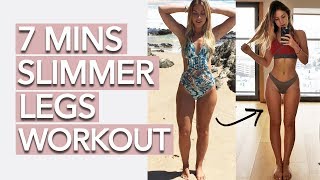 Slim Legs Workout 7 Minutes [upl. by Eniroc]