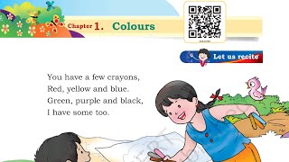 Colours Class 3 English  Full Explanation In Hindi  Class 3 NCERT Santoor [upl. by Ynobe]