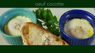 Oeuf Cocotte Recipe  Baked Eggs – Bruno Albouze [upl. by Danni]