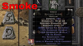 Diablo II Resurrected Rune Words  Smoke Nef Lum [upl. by Weber]