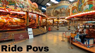 Heritage Fairground Museum amp Ride POVs  Vintage Fairground Rides  Dingles Fairground Museum Devon [upl. by Ahtram184]