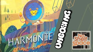 Harmonies  Board Game Unboxing and Components Overview [upl. by Korney]