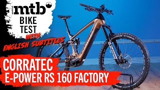 Corratec RS 160 Factory I Bike Test I All Mountain E MTB I Bosch Performance CX Smart System I 160mm [upl. by Dixon]