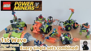 LEGO Power Miners 1st Wave ALL sets combined collection overview ranking 🖼️ [upl. by Myer]