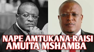 SIKIA MATUSI YA NAPE KWA RAISI MBUNGE AMUANIKA  MBINU ANAZOTUMIA KUIBA [upl. by Vikky]