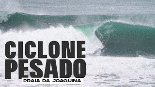 Ciclone Pesado na Praia da Joaquina  Big Surf Florianópolis surf ciclone swell bigsurf waves [upl. by Eeb465]